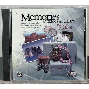 Memories of Places and Times Domenic Cicchetti Audio CD Alfred Publishing 20763